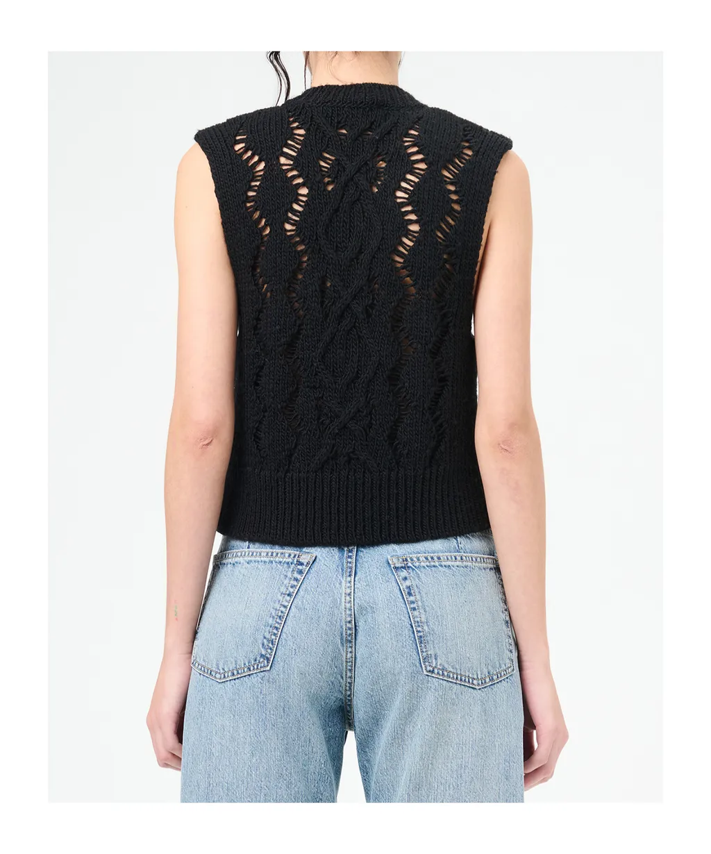 Cable Michigan Knit Vest