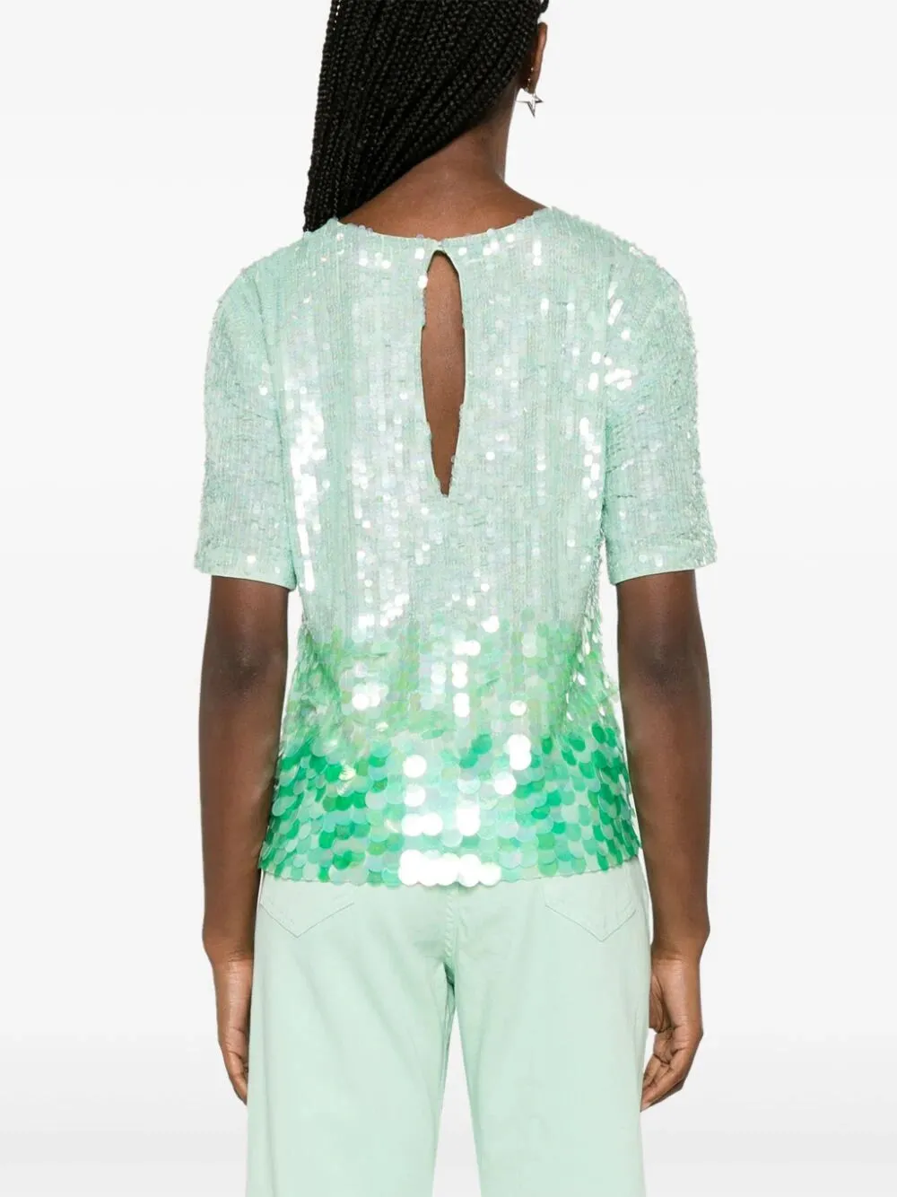 Iridescent Sequin T-Shirt
