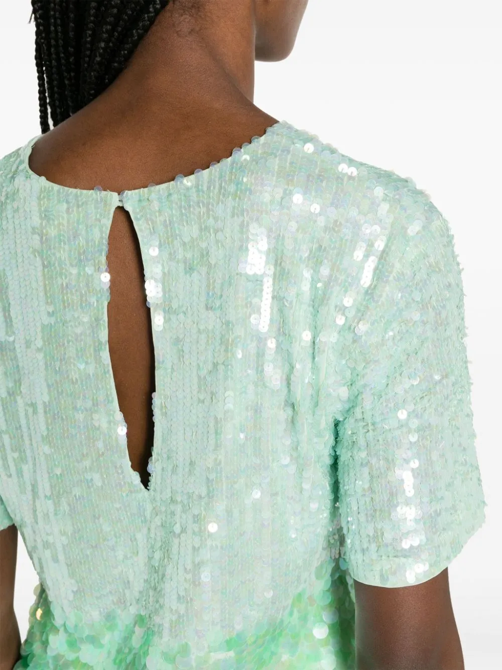 Iridescent Sequin T-Shirt