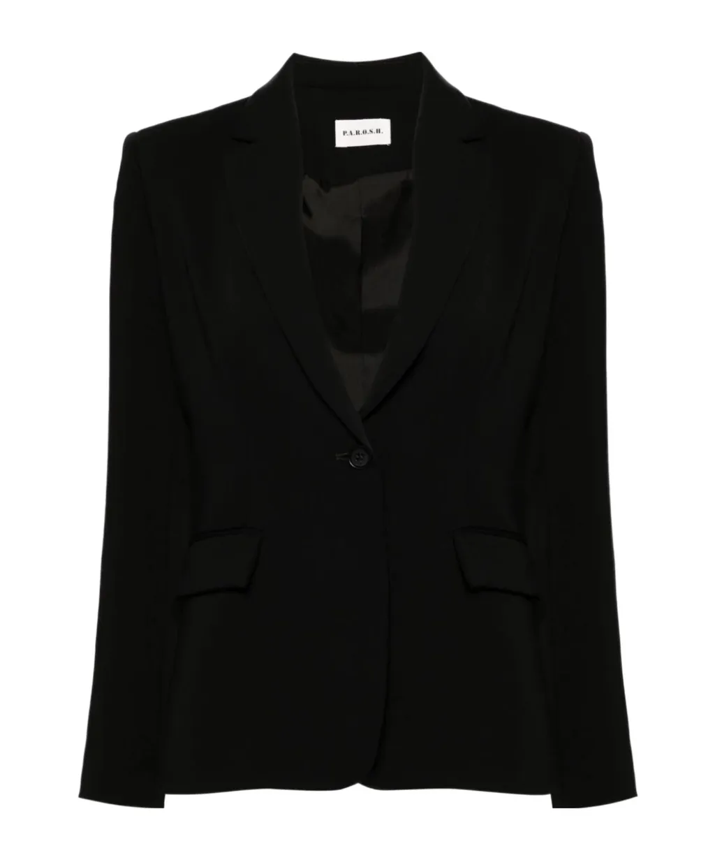 Single-Breasted Tailored Blazer