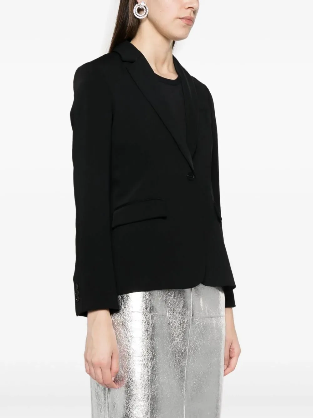 Single-Breasted Tailored Blazer