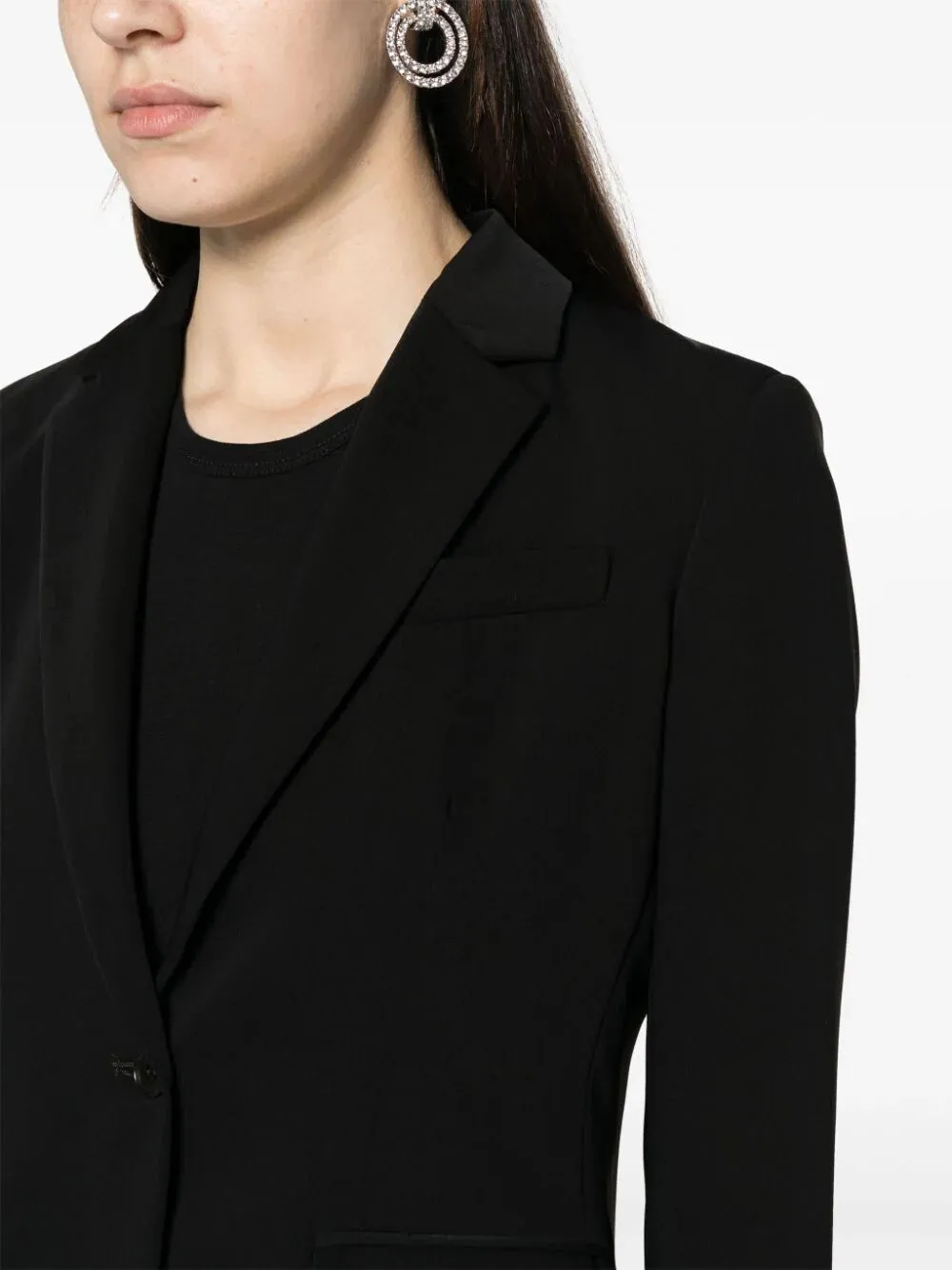 Single-Breasted Tailored Blazer