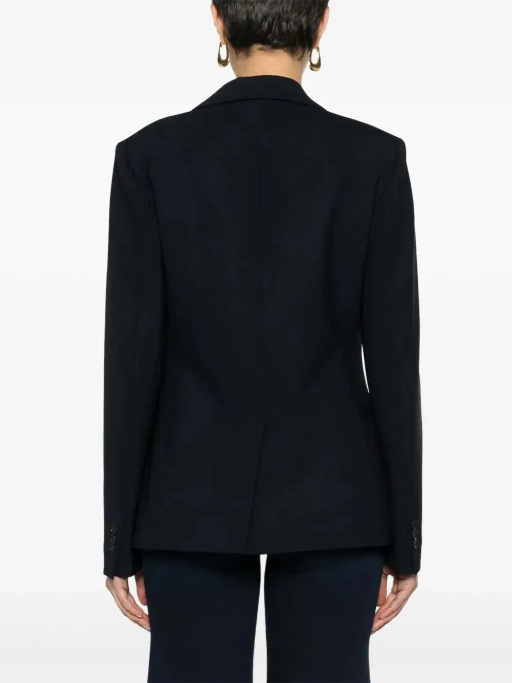 Long-Sleeved Lapel Blazer