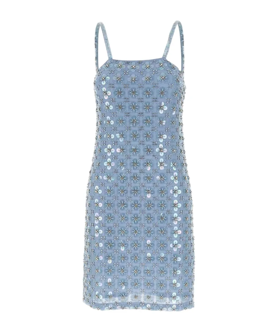 Ginny Rhinestoned Minidress