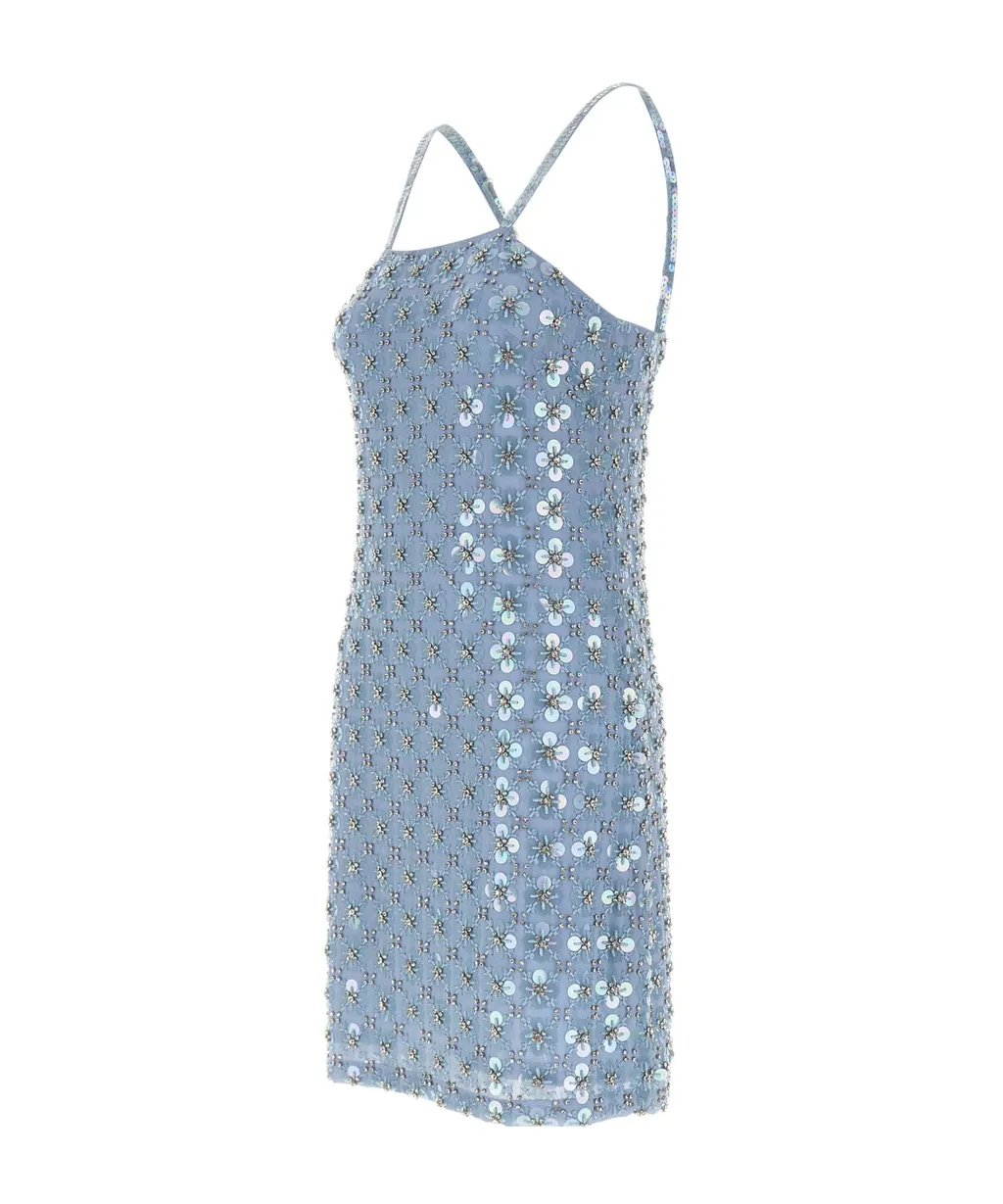Ginny Rhinestoned Minidress
