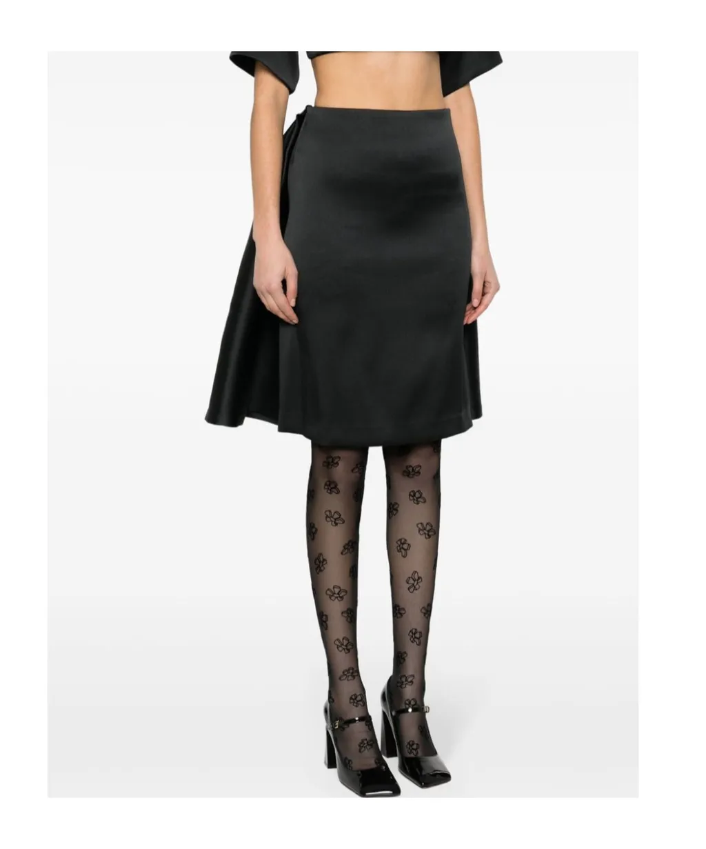 Layered Detail Midi Skirt