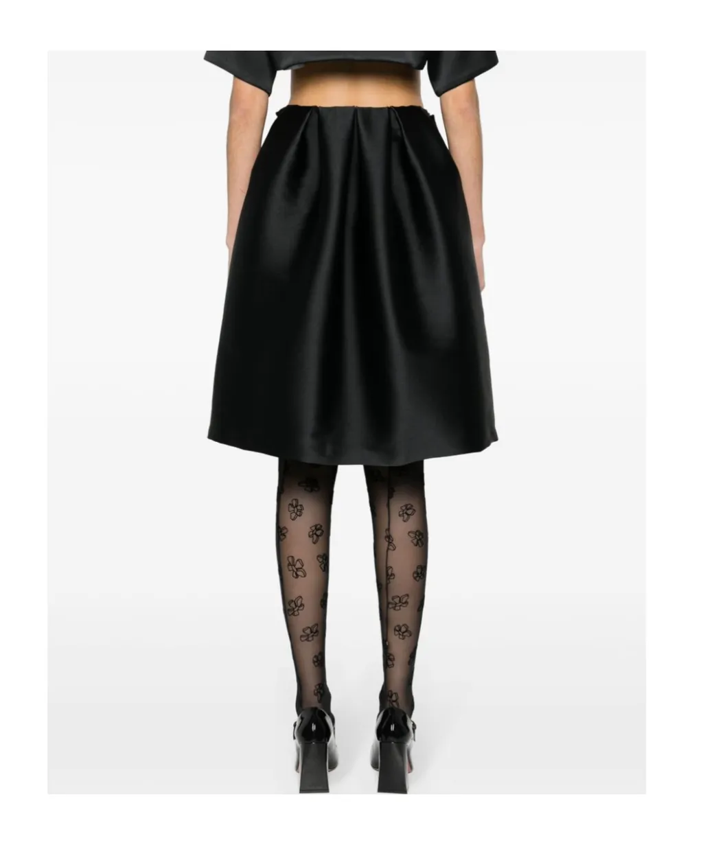 Layered Detail Midi Skirt