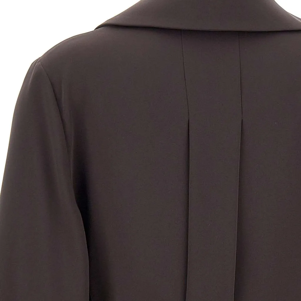 V-Neck Belted Blouse