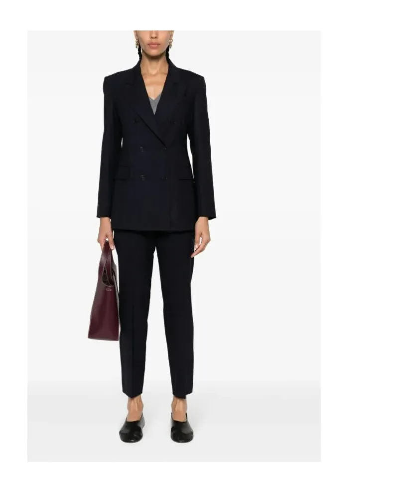 Pressed-Crease Cropped Trousers