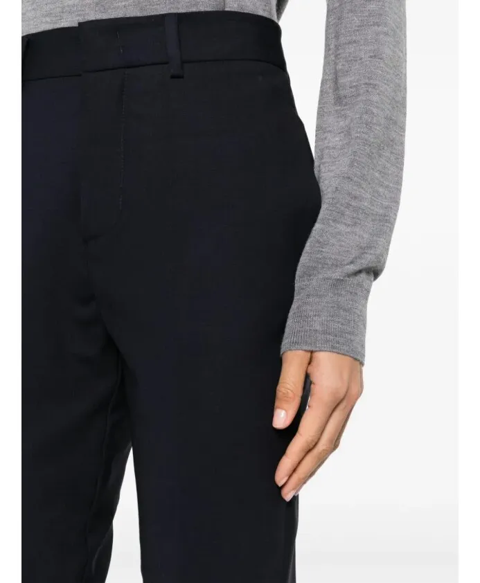 Pressed-Crease Cropped Trousers