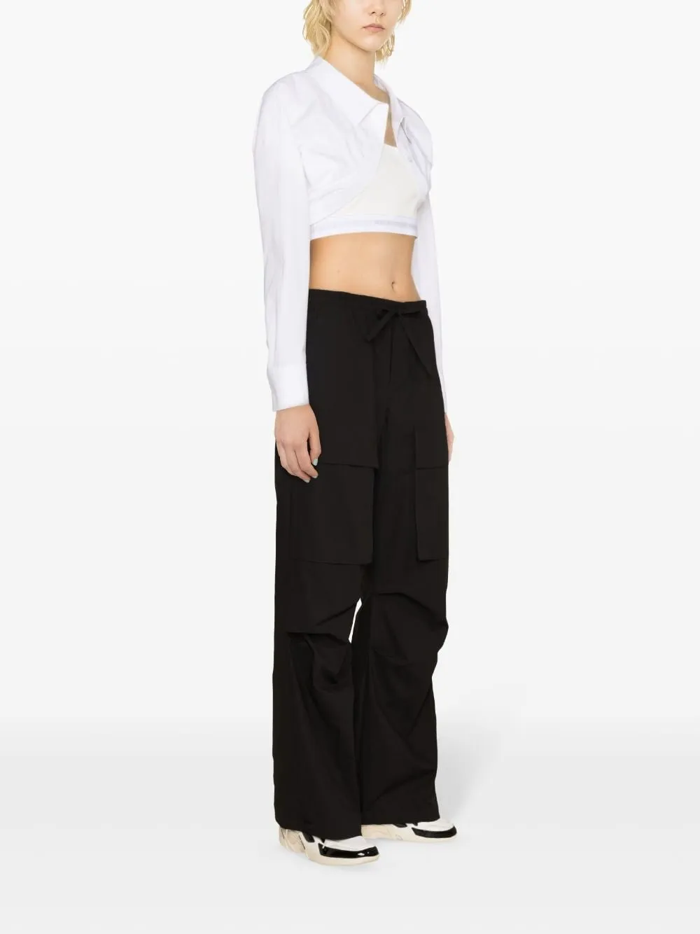 Lace Up Casual Pants