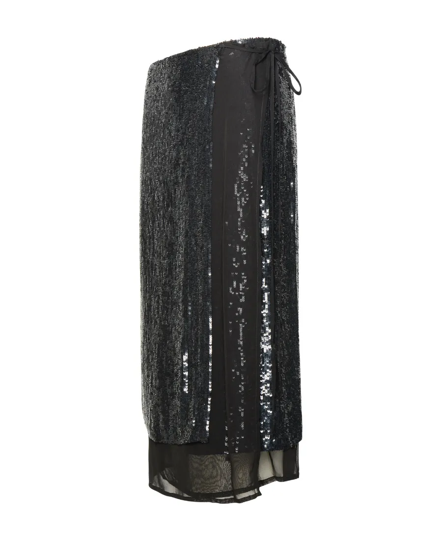 Sequin-Embellished Skirt