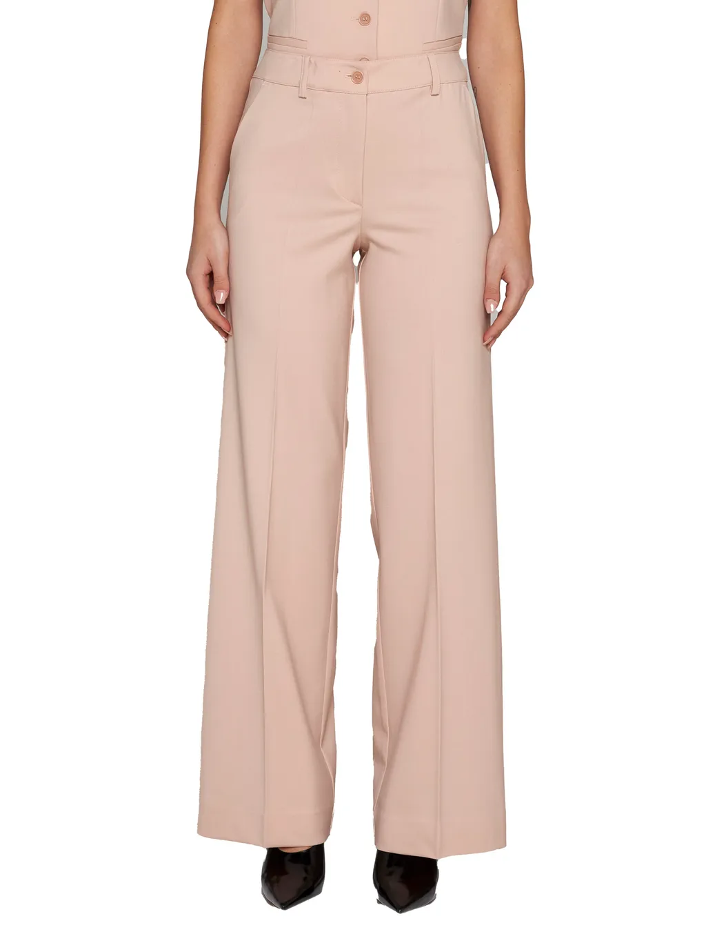 Belt-Loop Casual Pants