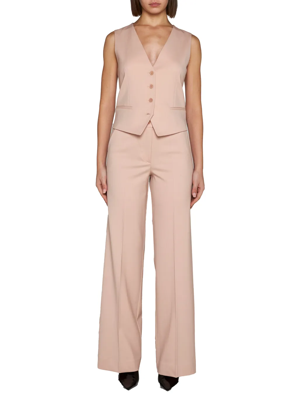 Belt-Loop Casual Pants