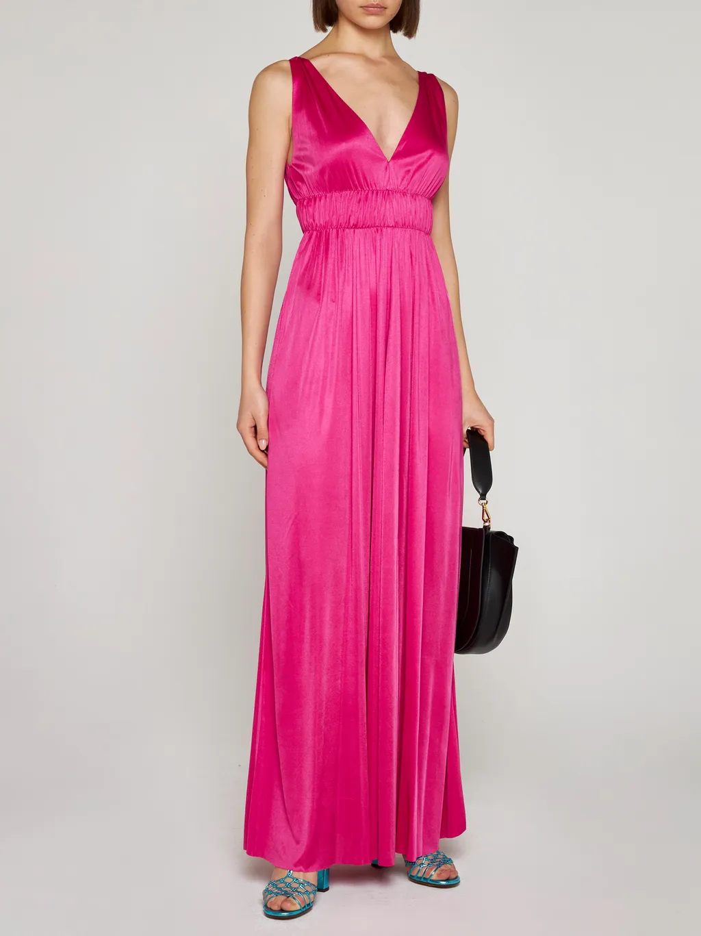 V-Neck Sleeveless Dress