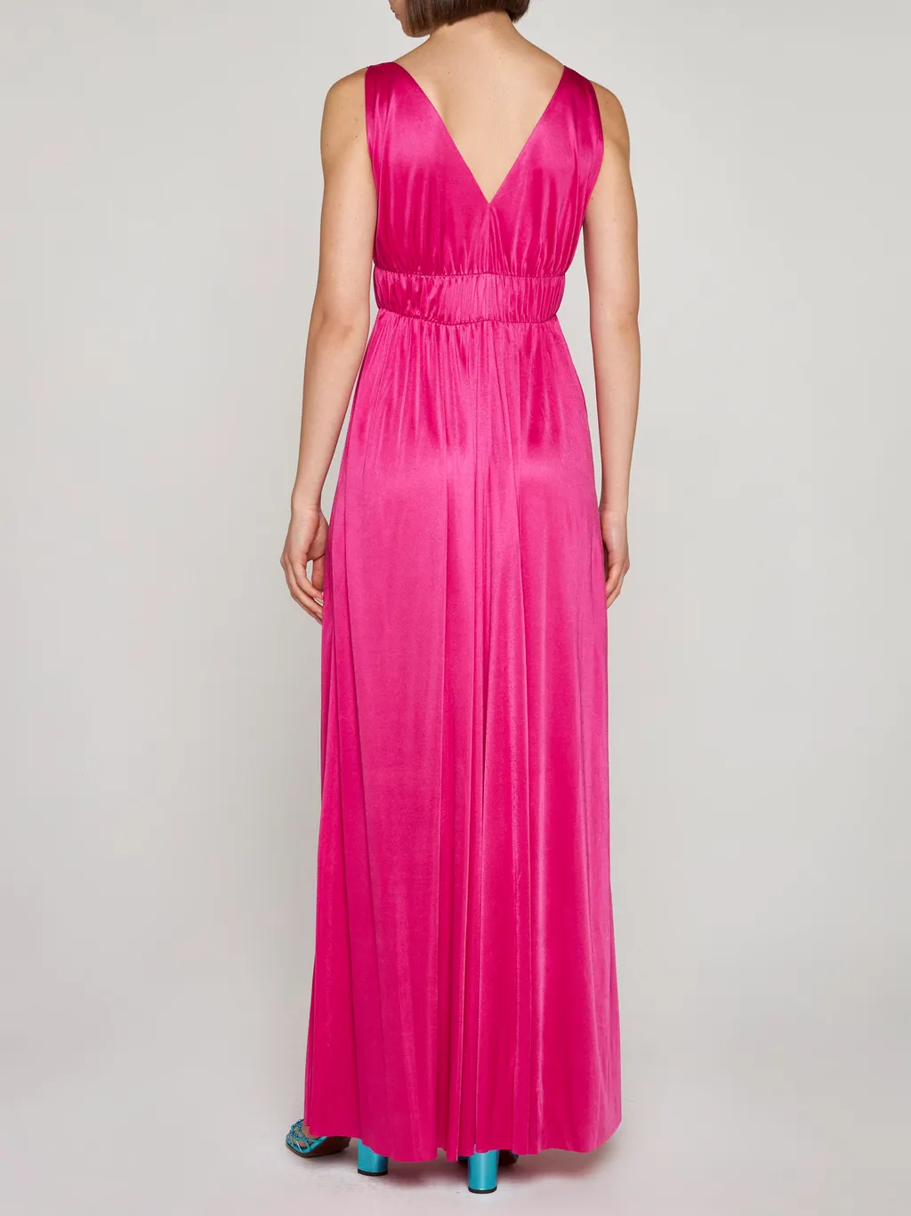 V-Neck Sleeveless Dress