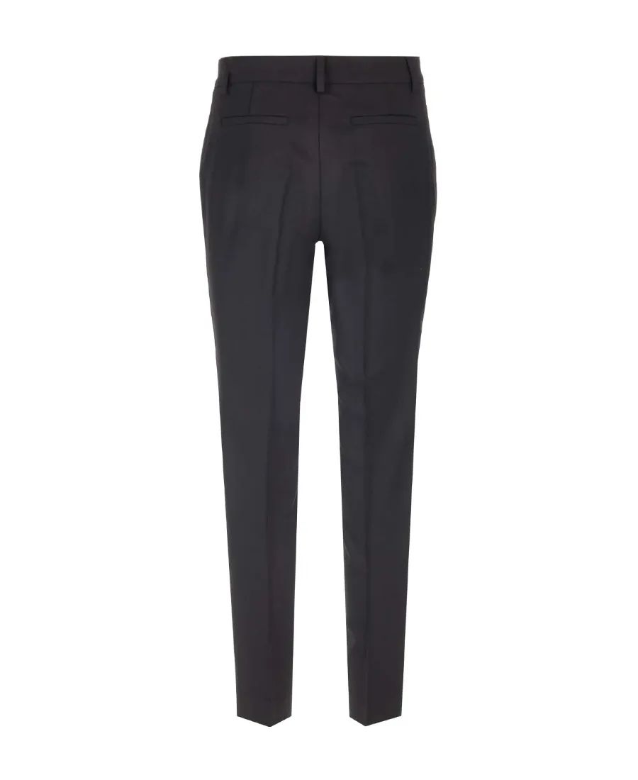 Straight-Leg Tailored Trousers