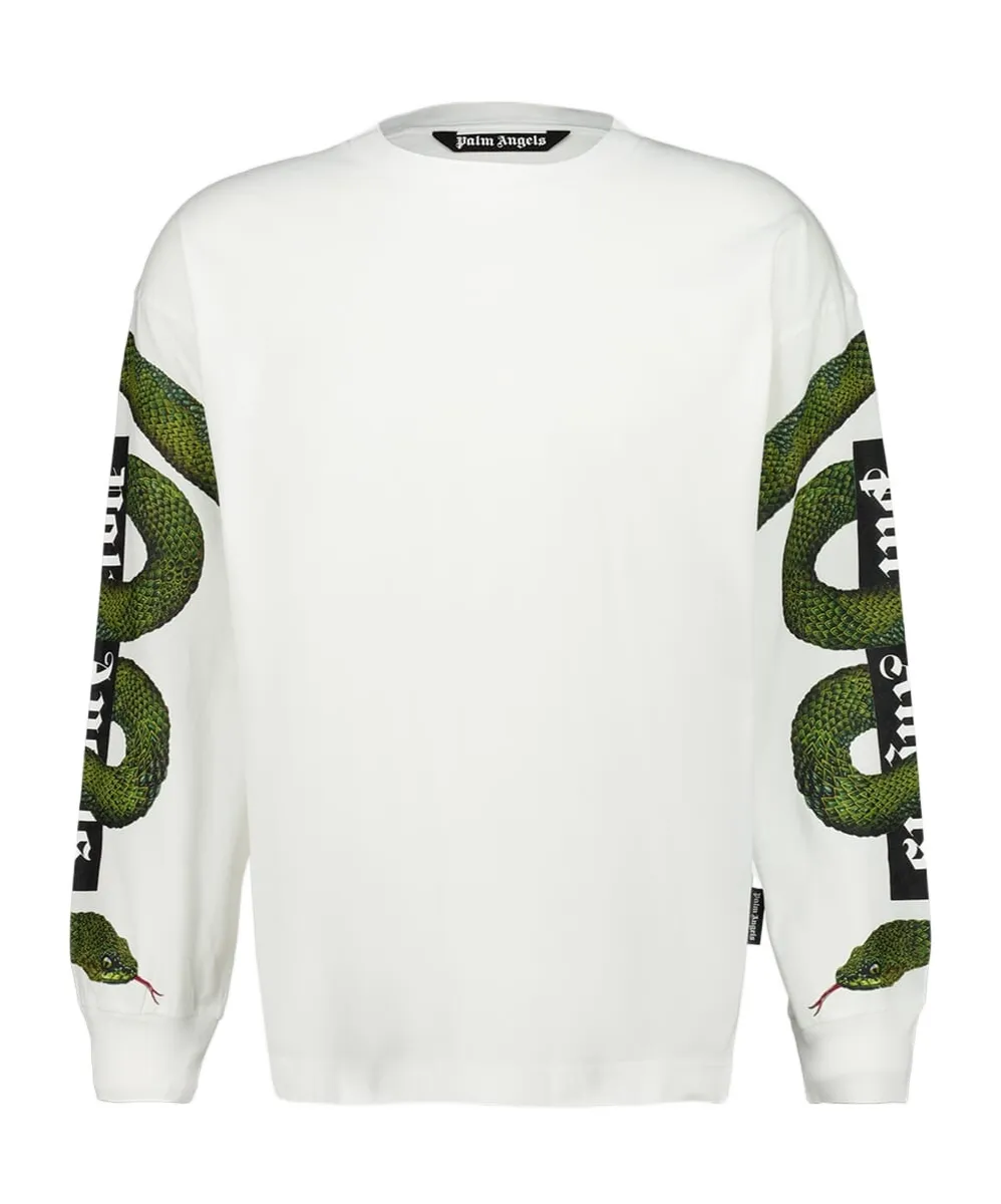Snake Box Logo Long-Sleeved T-Shirt