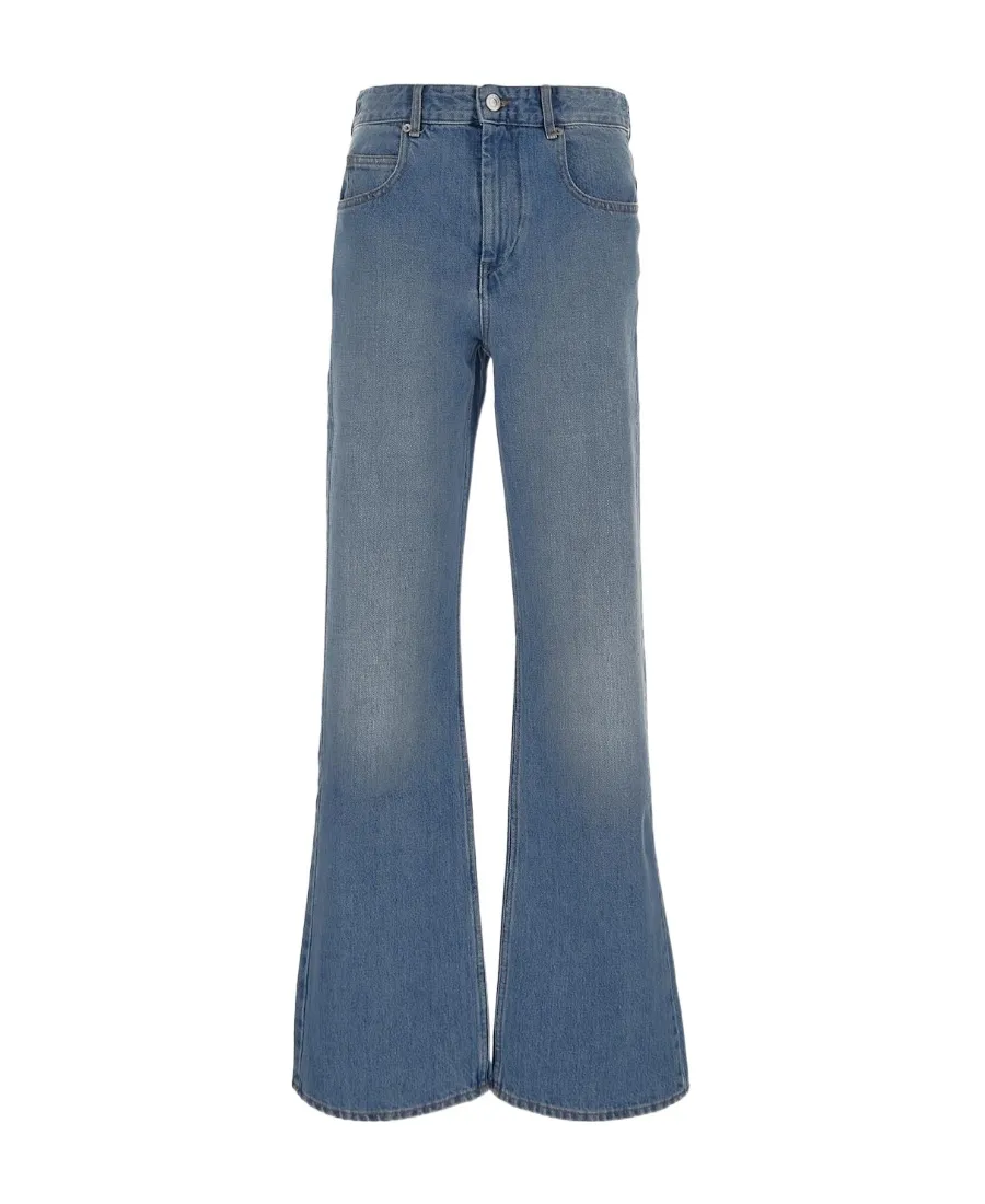 High-Rise Bootcut Jeans