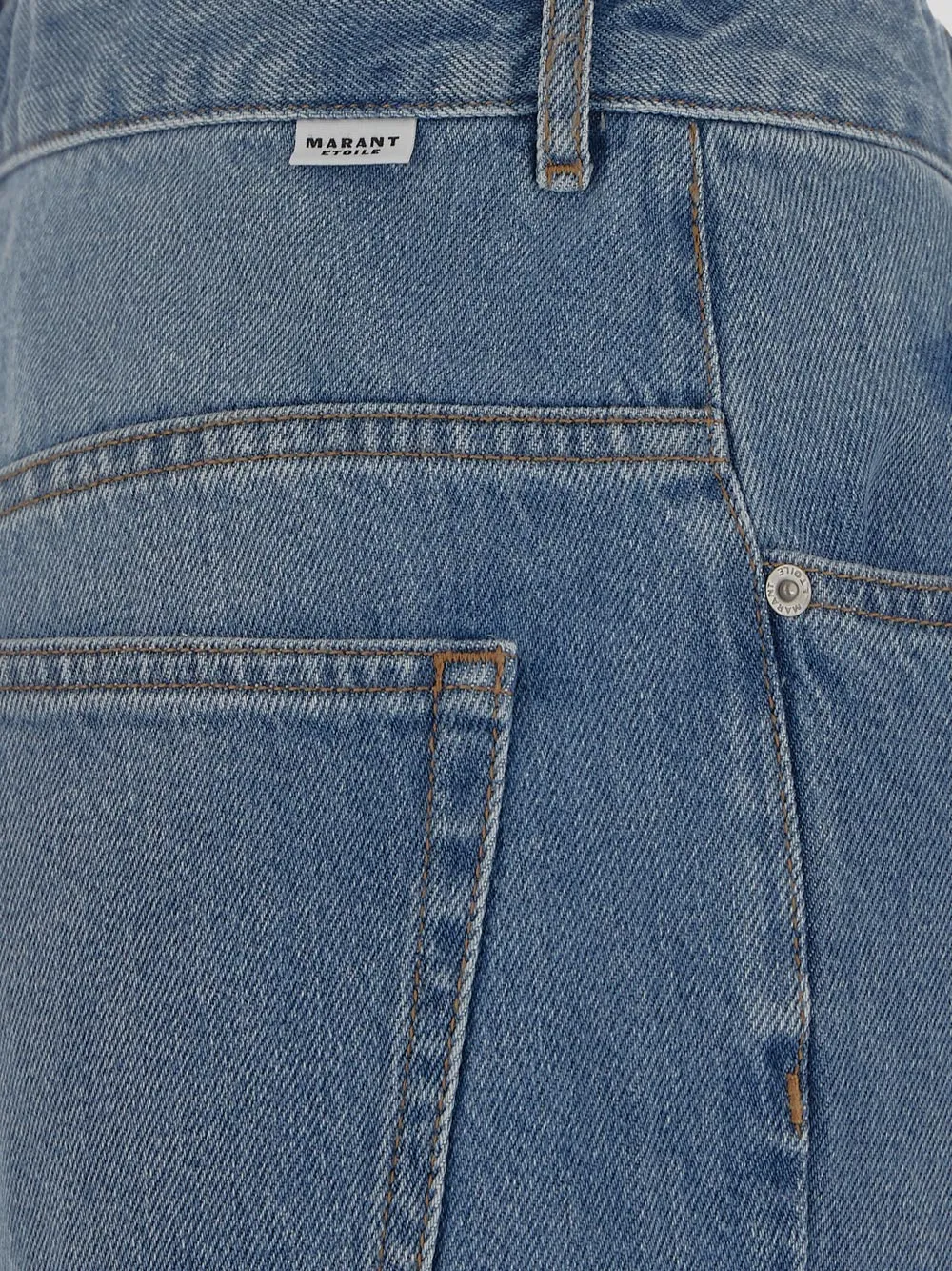 High-Rise Bootcut Jeans