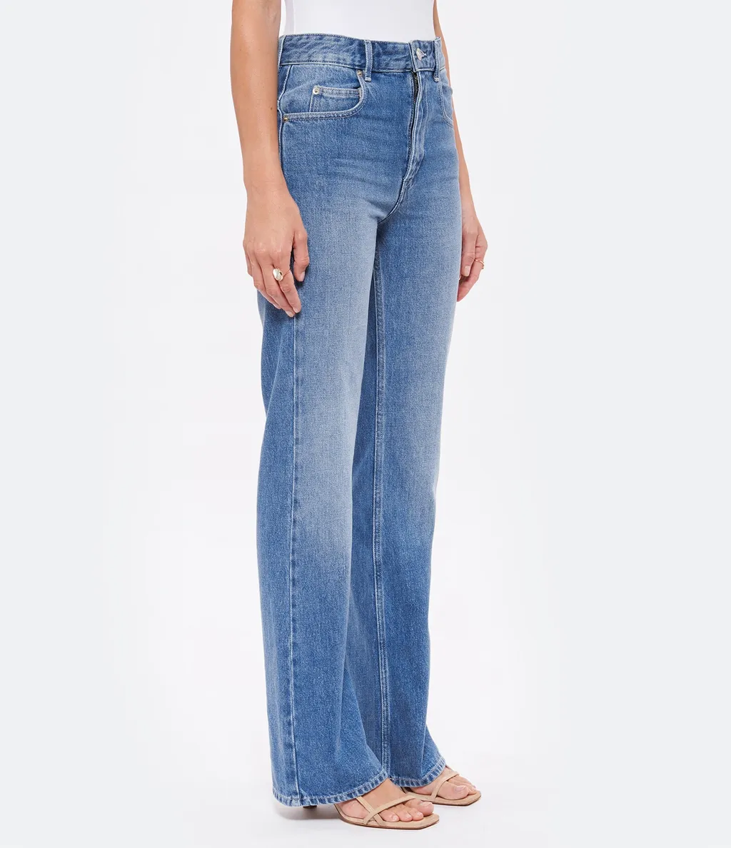 High-Rise Bootcut Jeans