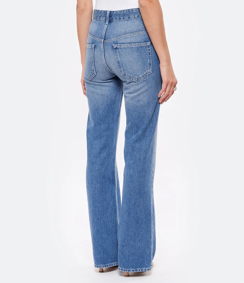 High-Rise Bootcut Jeans