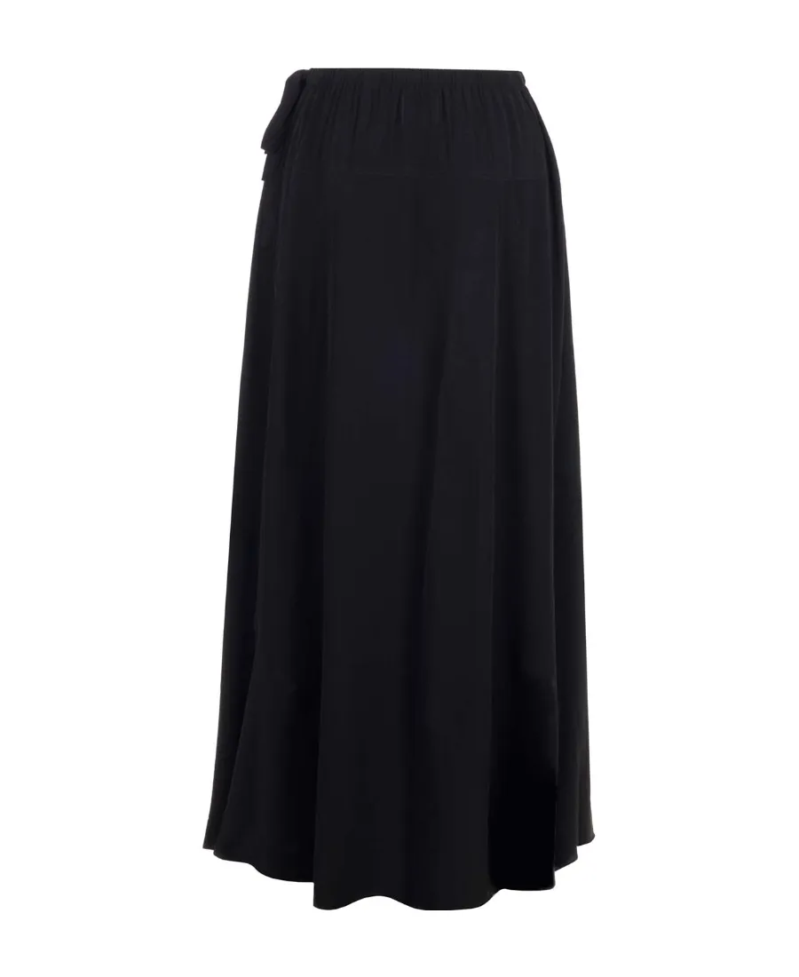 Flared Mid-Length Skirt