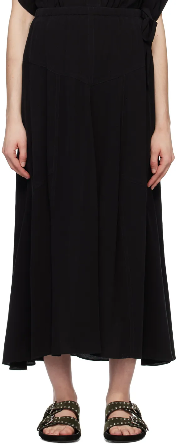 Flared Mid-Length Skirt