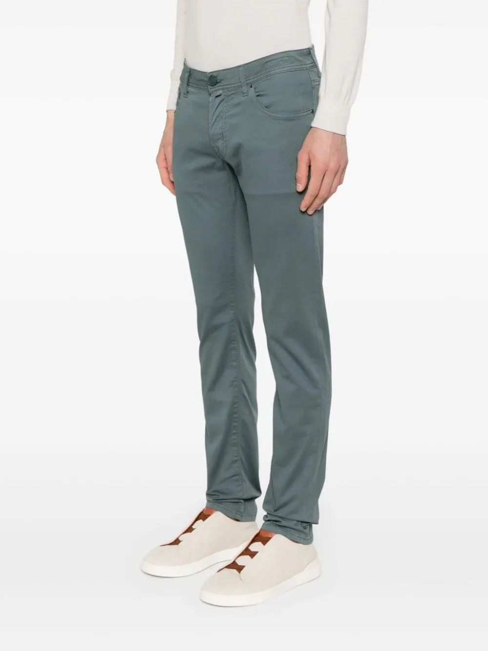 Belt-Loop Casual Pants