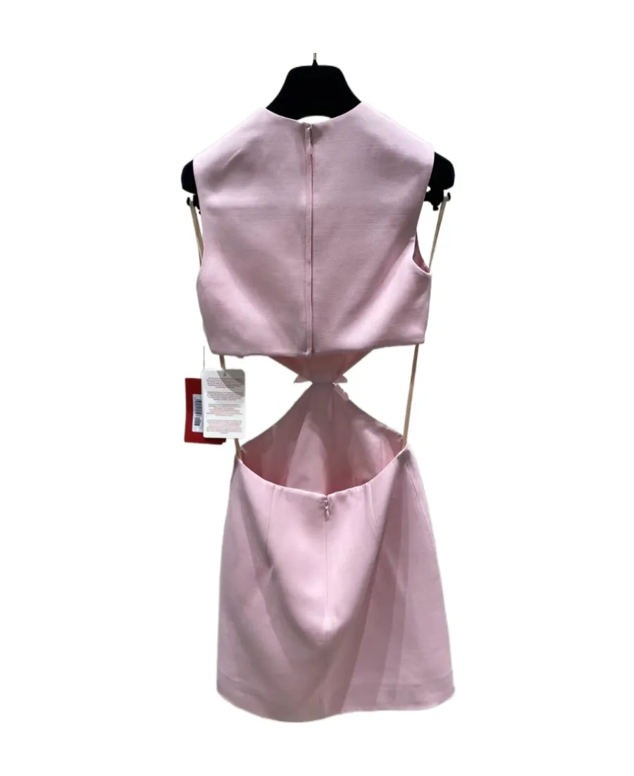 Wool Silk Sleeveless Dress