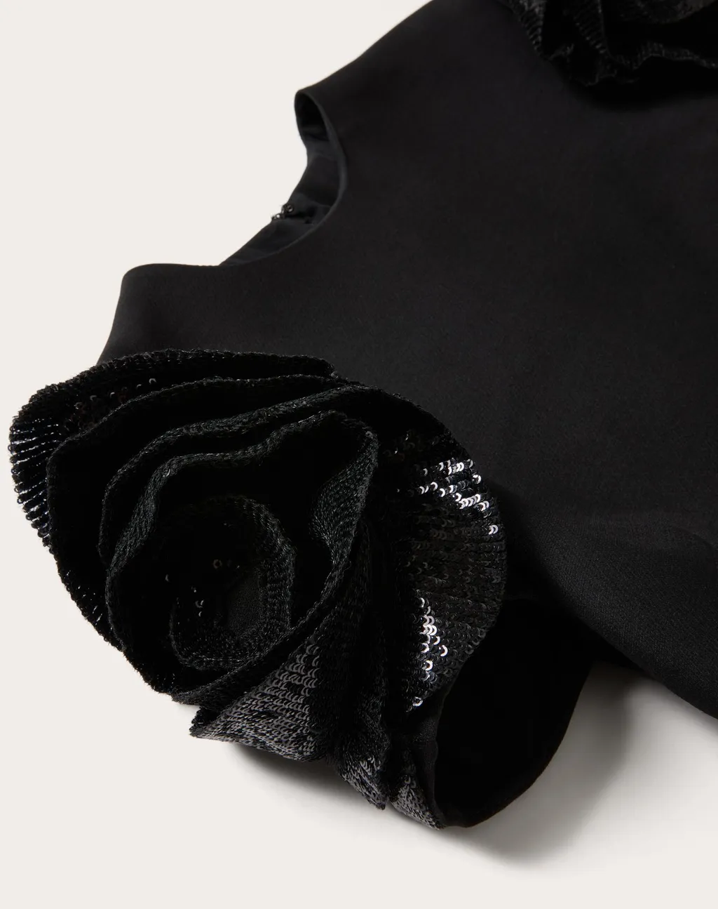 Ruffle Detailed Crewneck Dress