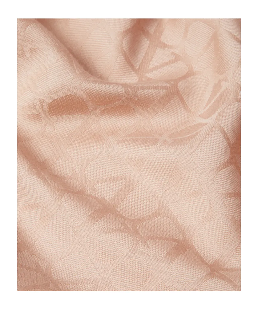 Vlogo Signature Fringed Edge Scarf