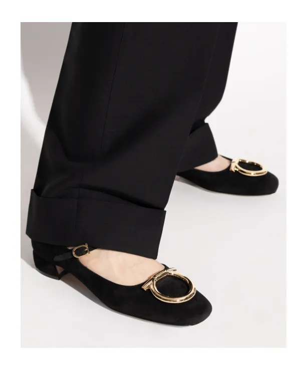 Gancini Leather Pumps