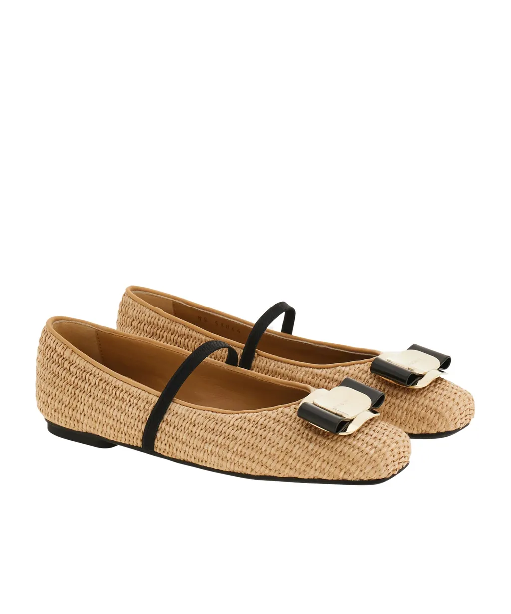 Bow-Detailing Ballet Flats