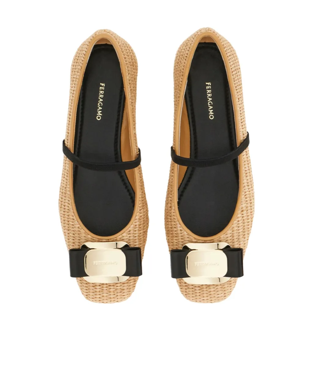 Bow-Detailing Ballet Flats
