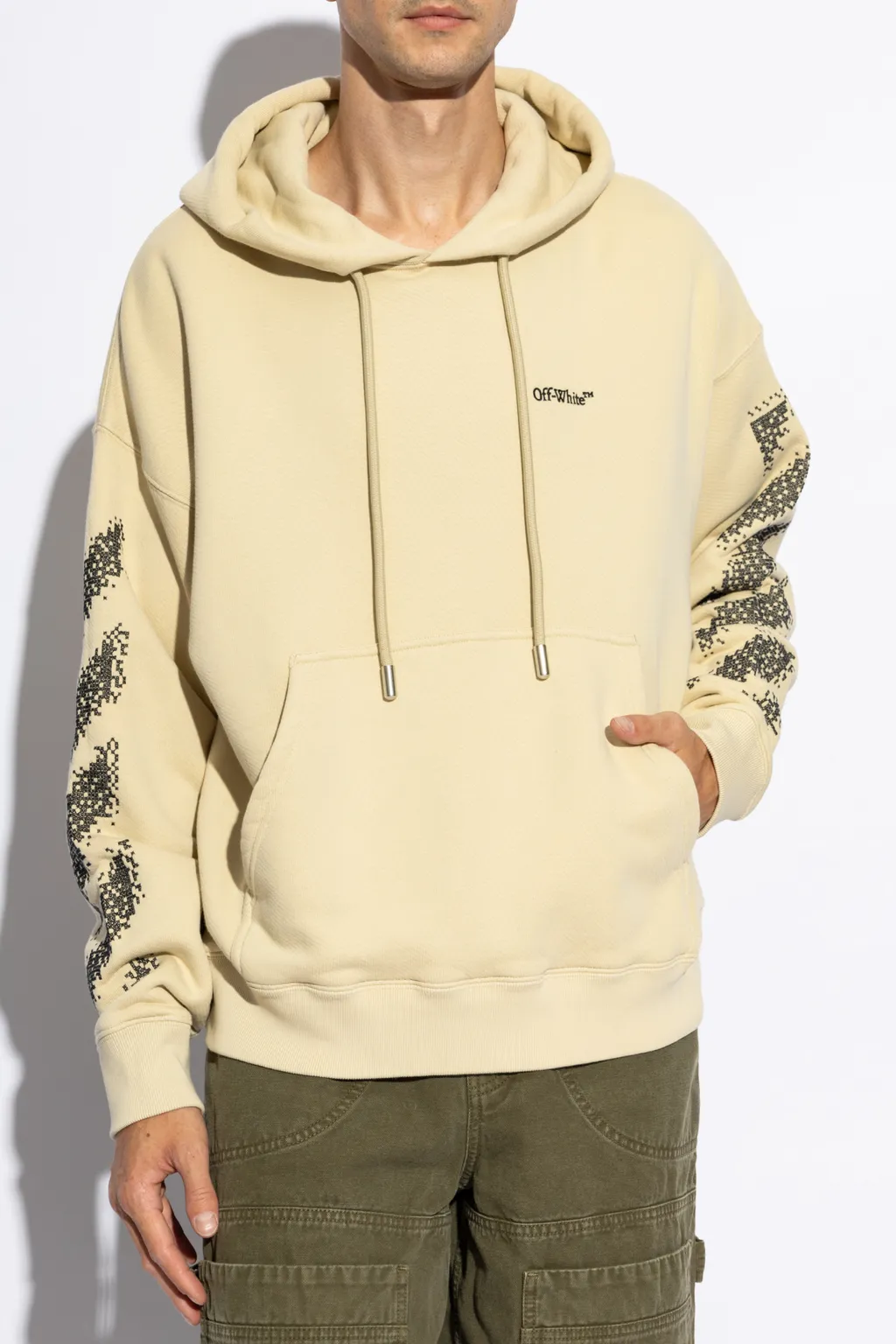 Drawstring Long-Sleeved Hoodie