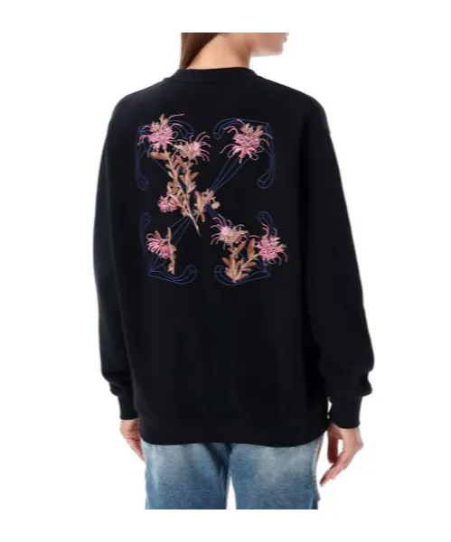 Logo Embroidered Crewneck Sweatshirt