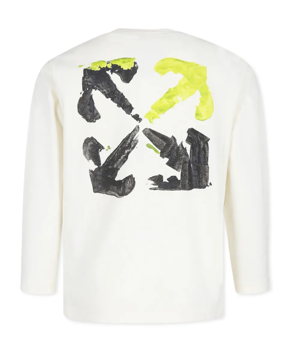 Arrow-Print Cotton T-Shirt