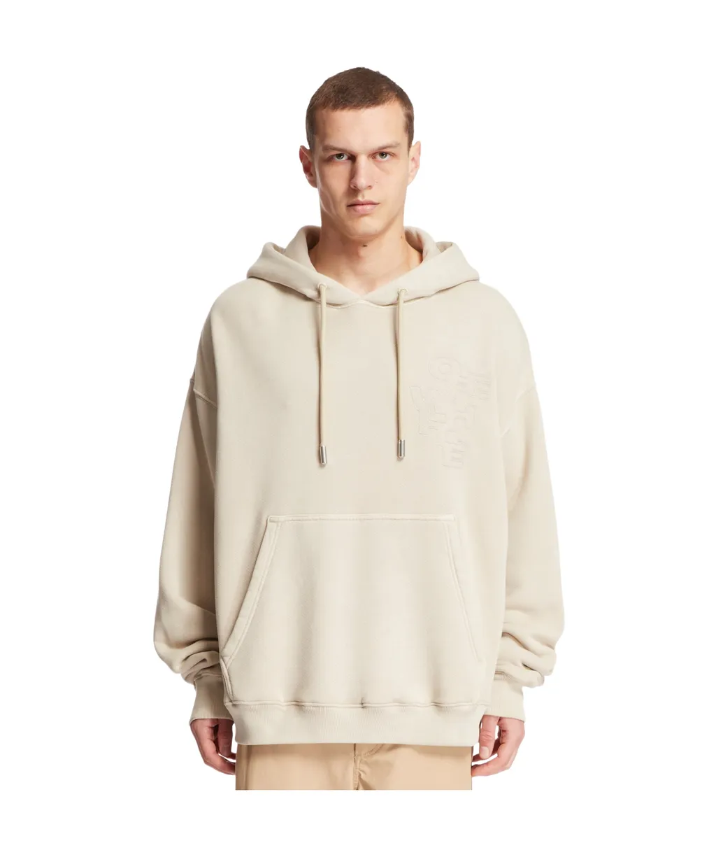 Drawstring Long-Sleeved Hoodie