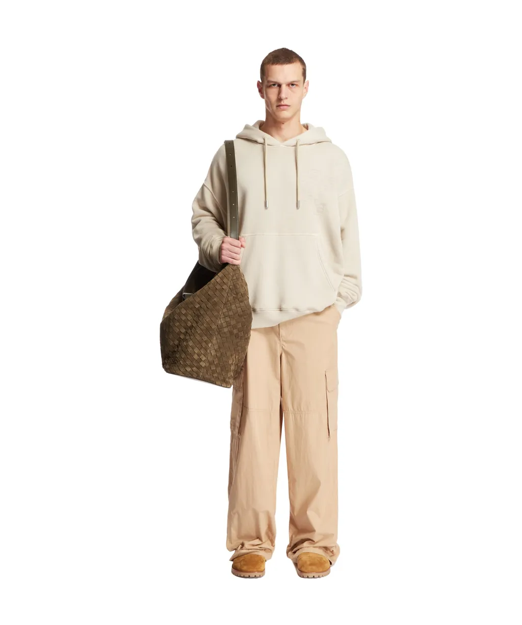 Drawstring Long-Sleeved Hoodie