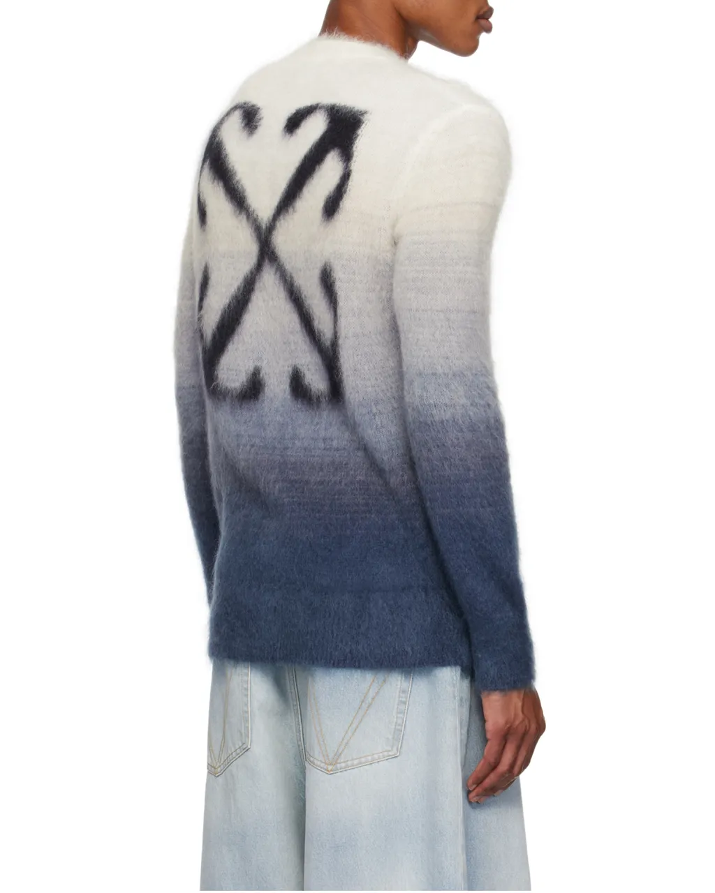 Arrow Grad Gradient Effect Knitted Jumper