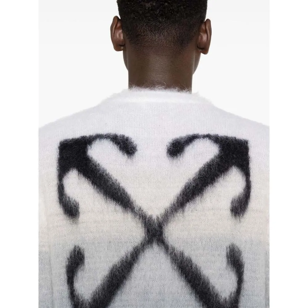 Arrow Grad Gradient Effect Knitted Jumper