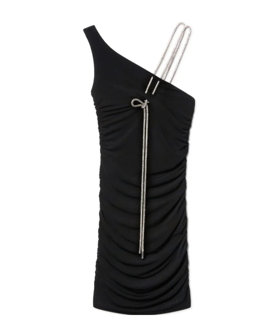 Asymmetric Sleeveless Mini Dress