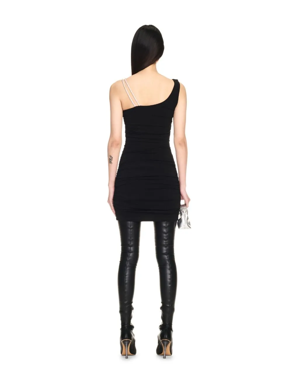 Asymmetric Sleeveless Mini Dress