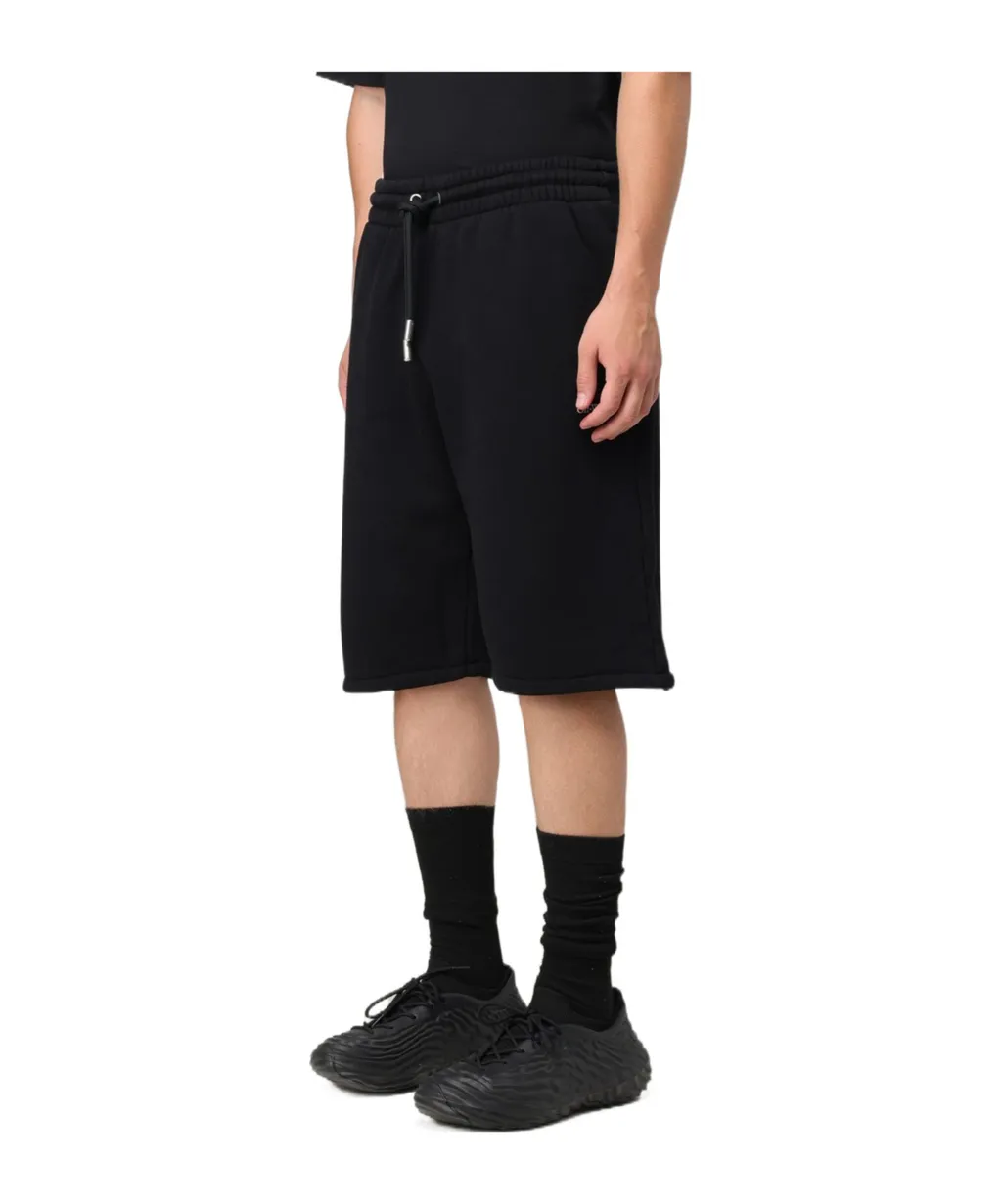 Logo Printed Drawstring Bermuda Shorts