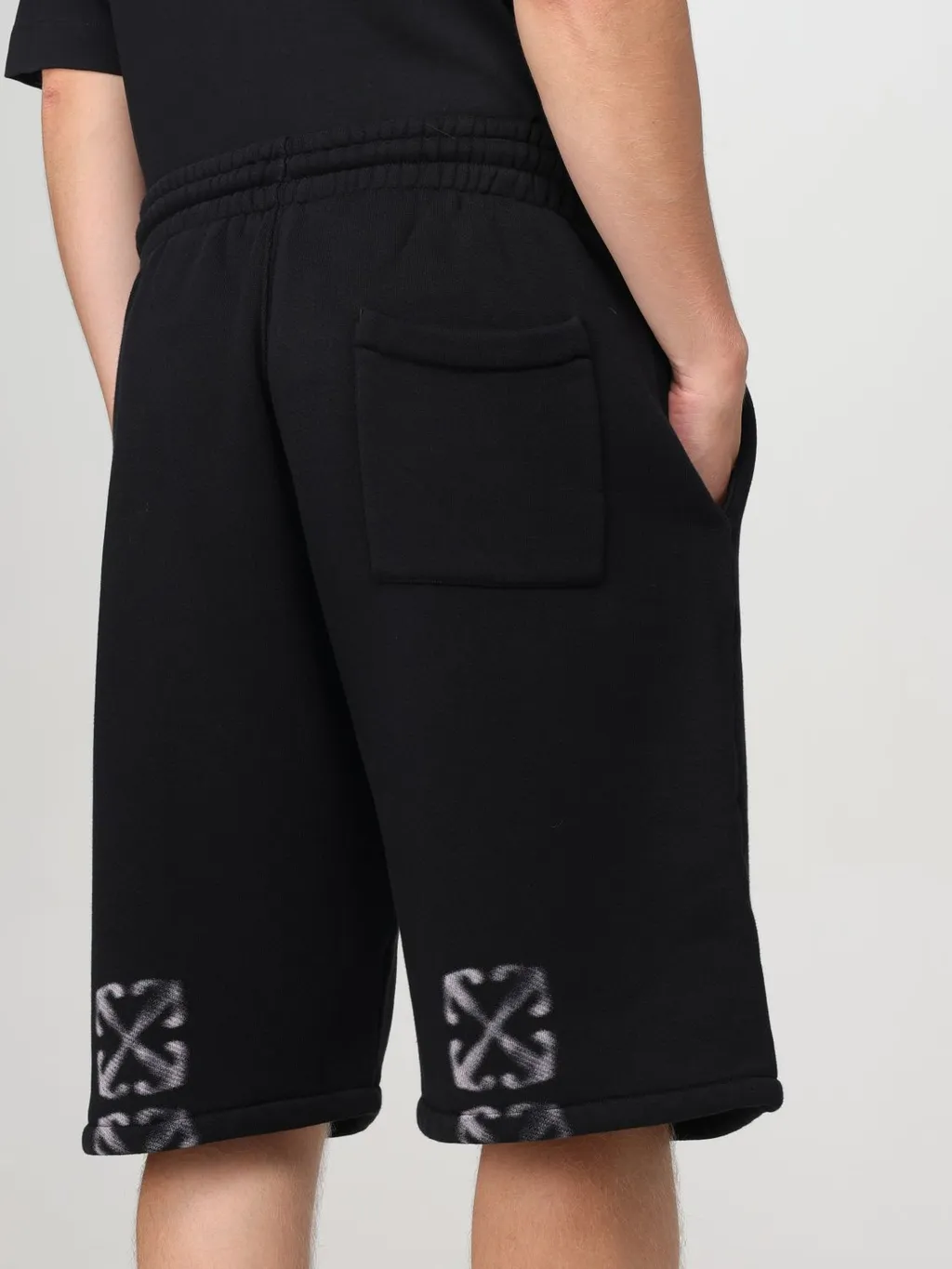 Logo Printed Drawstring Bermuda Shorts