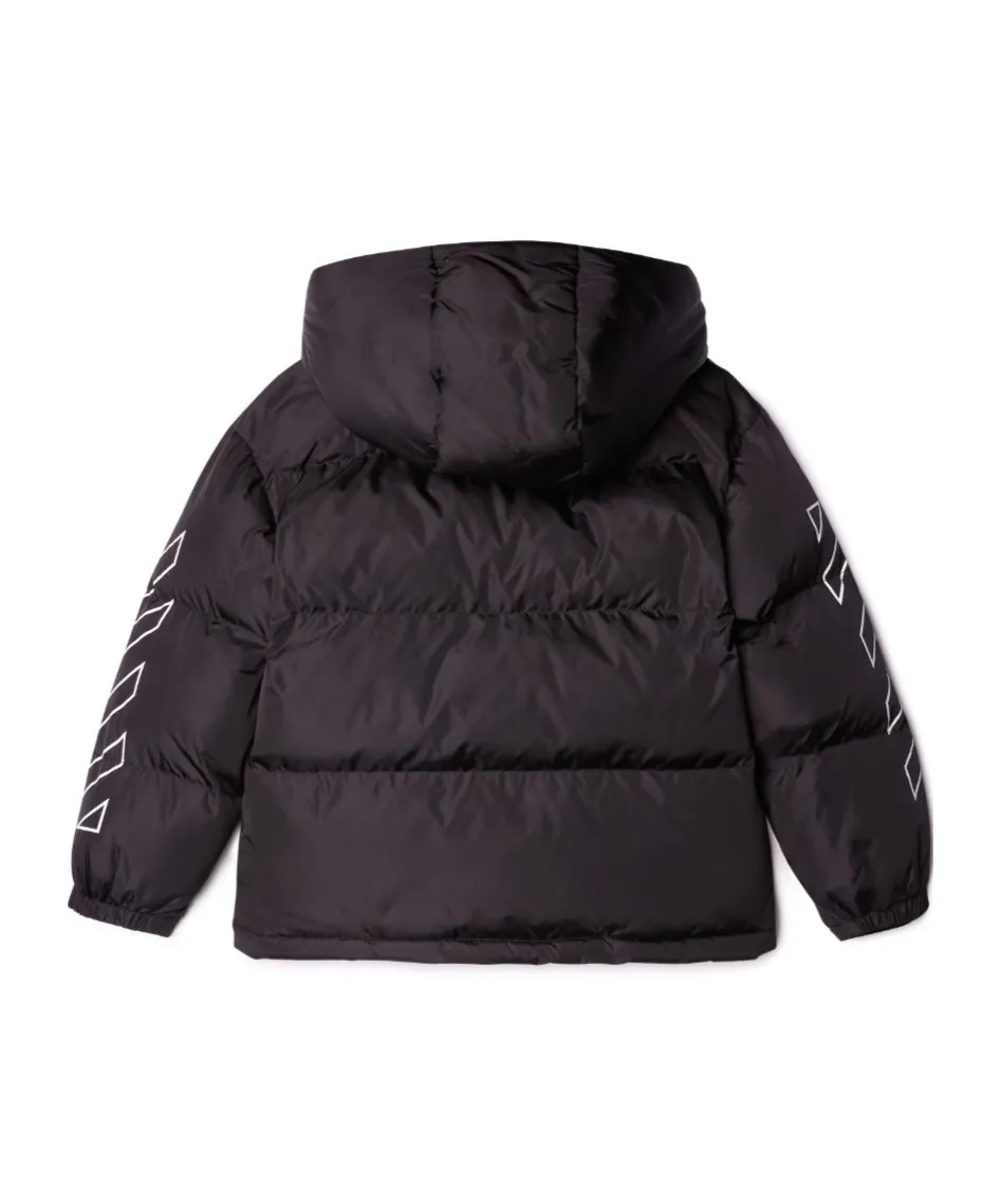 Bookish Diag Hooded Puffer Jacket