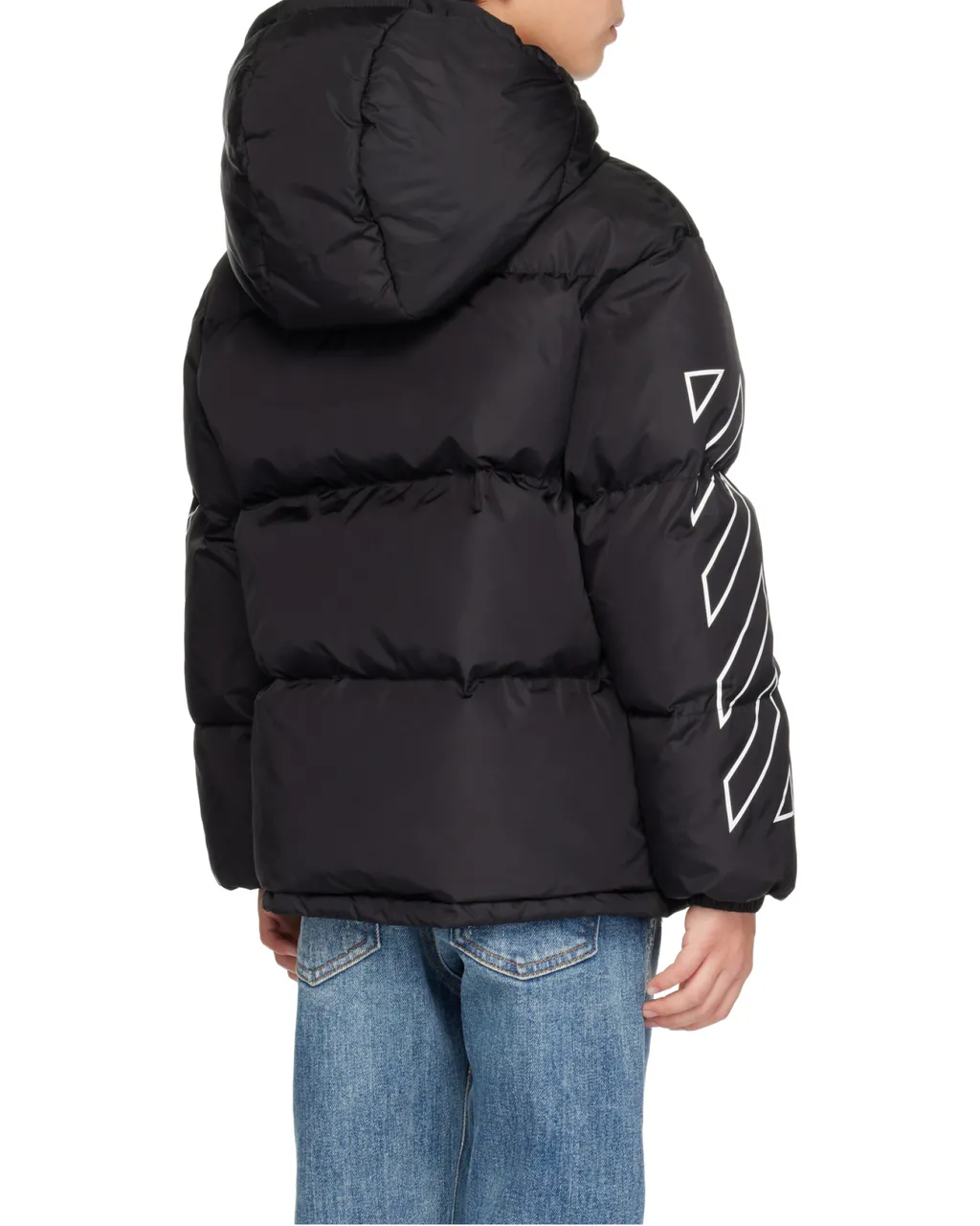 Bookish Diag Hooded Puffer Jacket