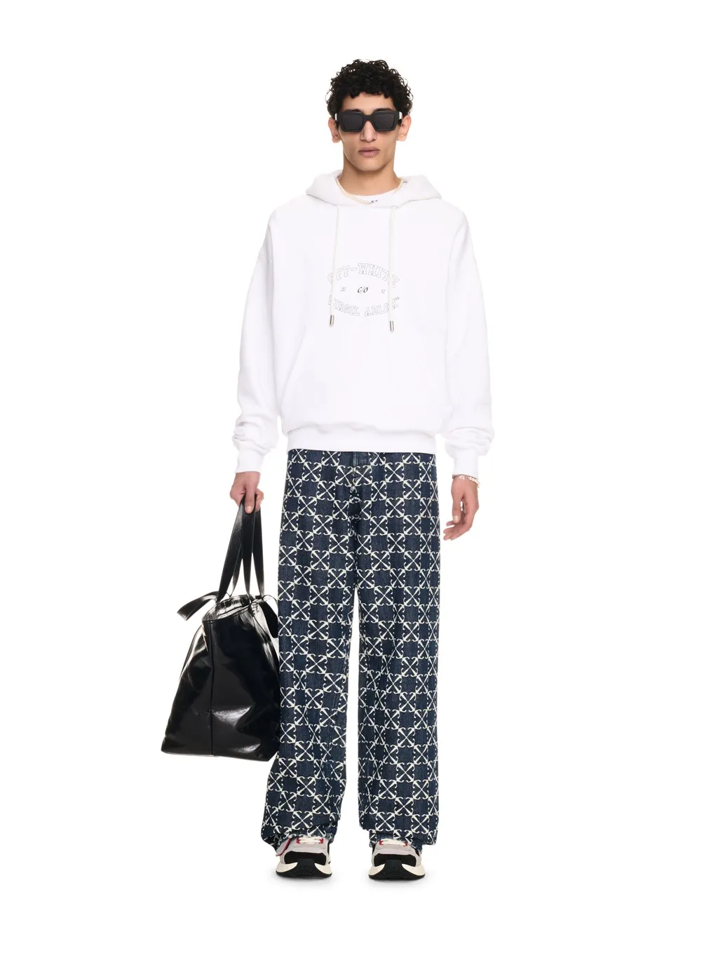 Logo Printed Drawstring Hoodie