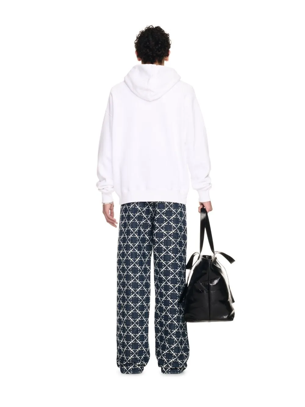 Logo Printed Drawstring Hoodie